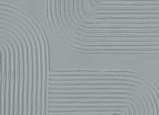 Hovia AB0429BU04W Carve Blue - mural w organiczne rzeźbione linie