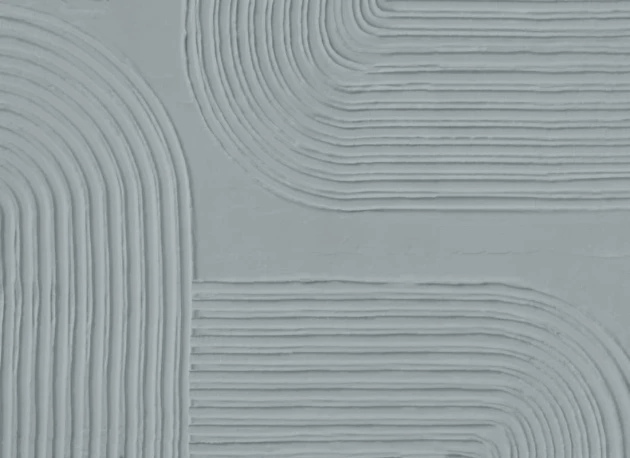 Hovia AB0429BU04W Carve Blue - mural w organiczne rzeźbione linie