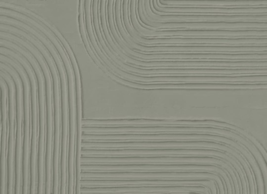 Hovia AB0430GR04W Carve Green - mural w organiczne rzeźbione linie