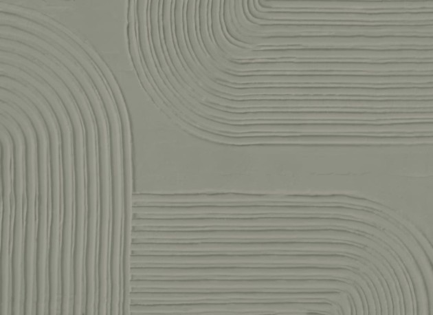 Hovia AB0430GR04W Carve Green - mural w organiczne rzeźbione linie