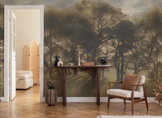 Hovia FO0509GR07W Smokey Forest Classic - mural w leśny pejzaż