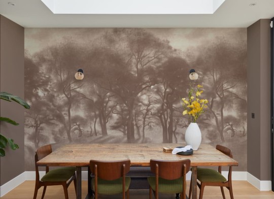 Hovia FO0510BR07W Smokey Forest Brown - mural w leśny pejzaż