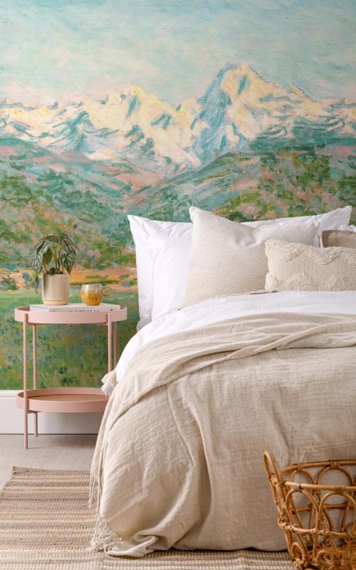 Hovia LA0392GR07W Glade Green - mural w alpejski krajobraz