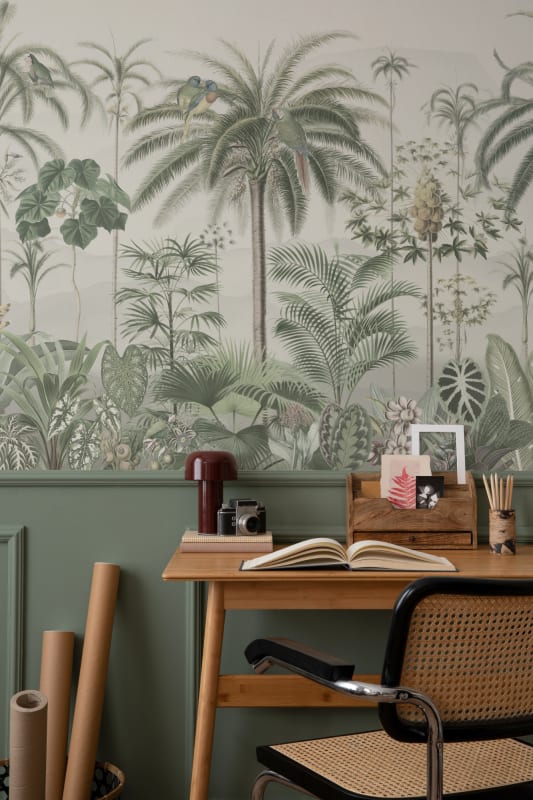 Hovia TR0621GR04W Aviary Tropics Classic - mural w tropikalny krajobraz