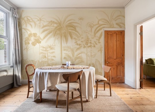 Hovia TR0623YE04W Aviary Tropics Yello - mural w tropikalny krajobraz