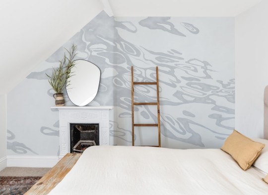 Hovia WA0475GE04W Specular Grey - mural w abstrakcyjny wzór