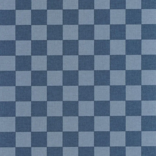 Caselio 106746020 Line Up Checks Bleu Denim – tapeta w kratkę