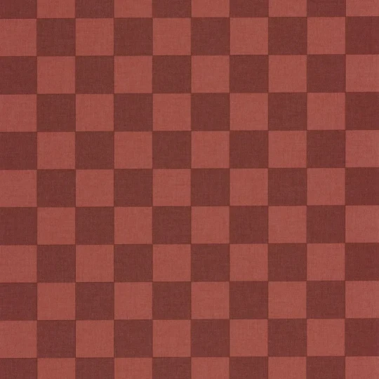 Caselio 106748080 Line Up Checks Bordeaux – tapeta w kratkę