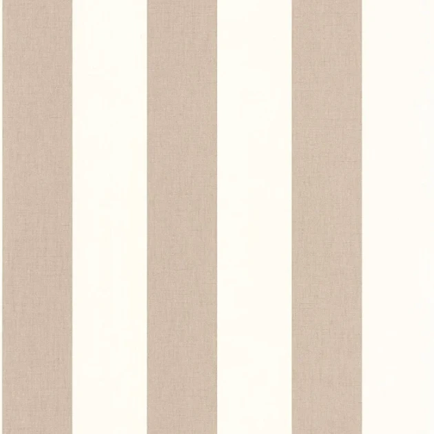 Caselio 104042167 Line Up Linen Lines Taupe – tapeta w paski z efektem tekstylnym