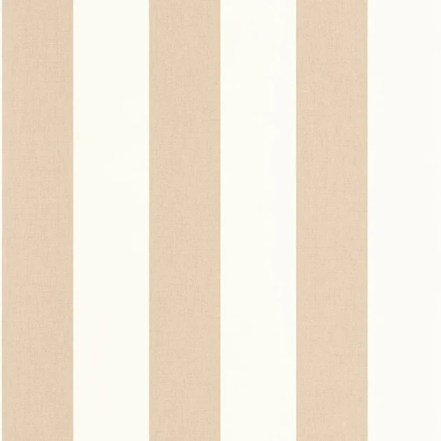 Caselio 104041050 Line Up Linen Lines Beige – tapeta w paski z efektem tekstylnym