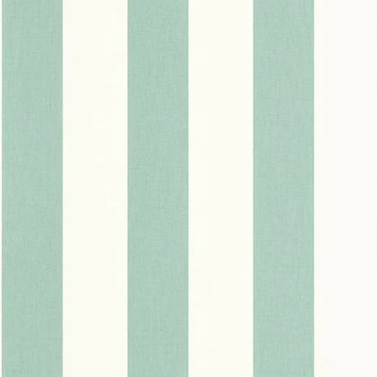 Caselio 104047100 Line Up Linen Lines Vert Menthe – tapeta w paski z efektem tekstylnym