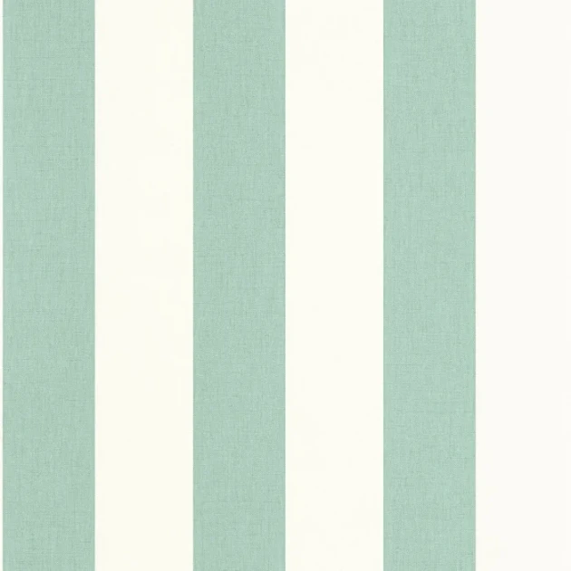 Caselio 104047100 Line Up Linen Lines Vert Menthe – tapeta w paski z efektem tekstylnym