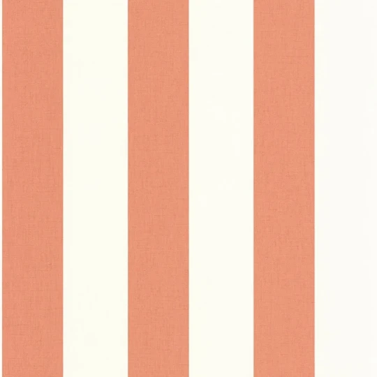 Caselio 104044024 Line Up Linen Lines Corail – tapeta w paski z efektem tekstylnym