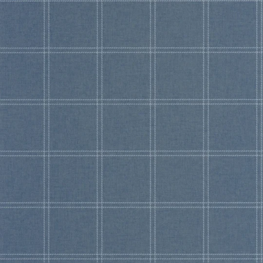 Caselio 106756060 Line Up Fine Lines Bleu Denim – tapeta w tartan