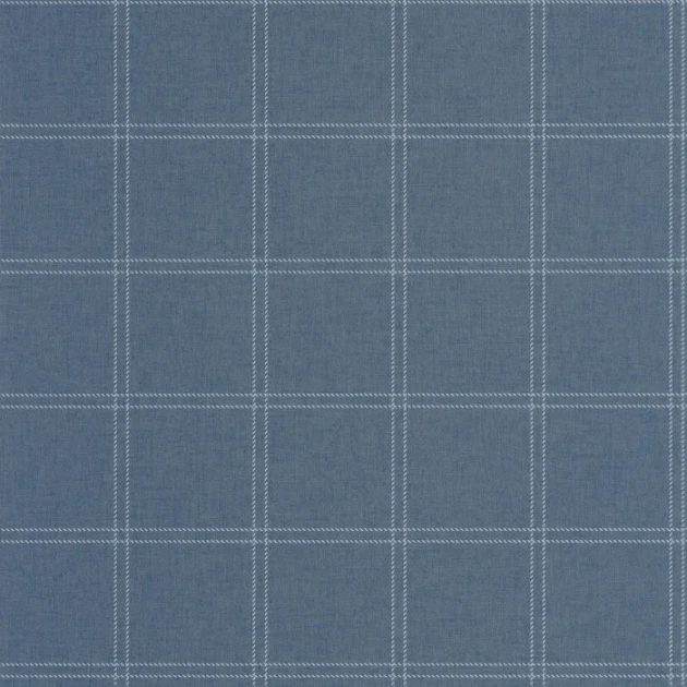 Caselio 106756060 Line Up Fine Lines Bleu Denim – tapeta w tartan
