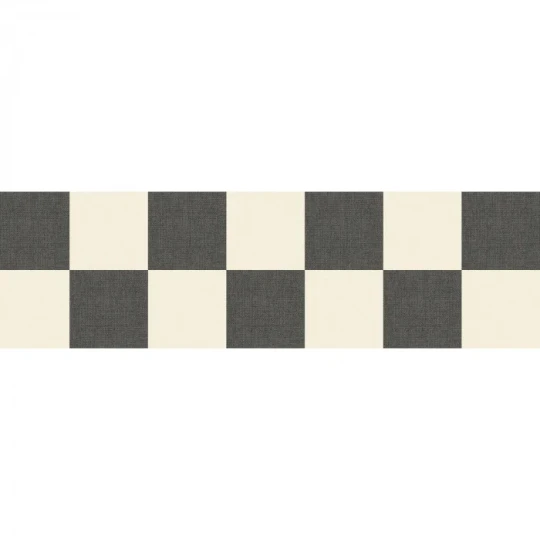 Caselio 106799010 Line Up Checks Noir – border w kratkę