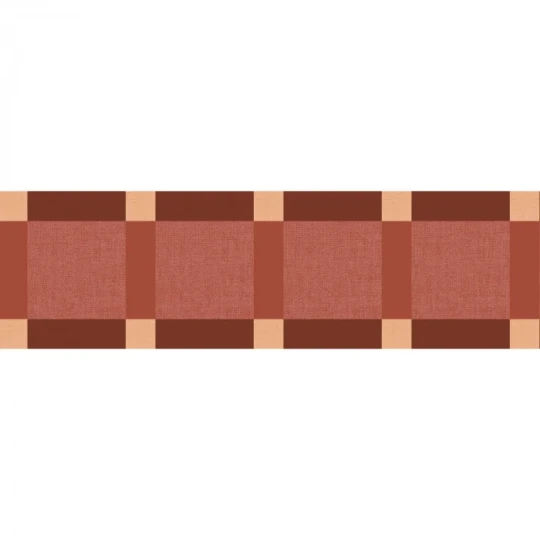 Caselio 106788006 Line Up Square Bordeaux – border w kratkę