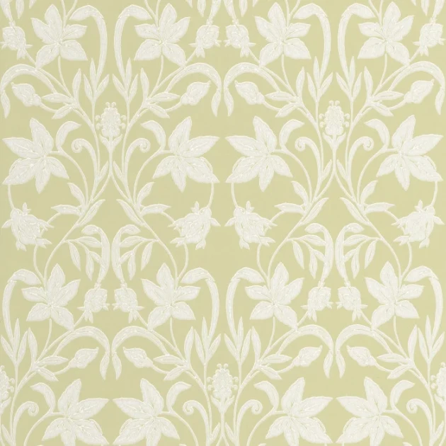 Casadeco 201237245 Heritage Primrose Pistache – tapeta w pierwiosnki