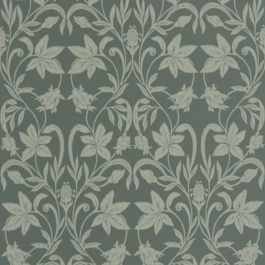 Casadeco 201237608 Heritage Primrose Vert Sauge – tapeta w pierwiosnki