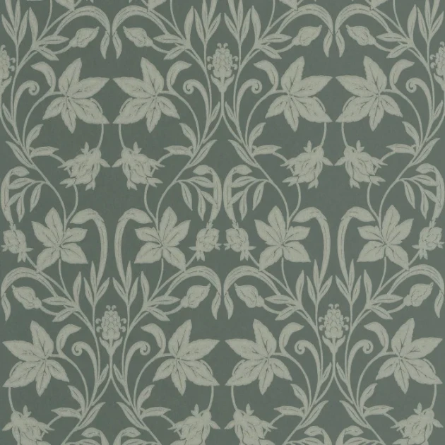 Casadeco 201237608 Heritage Primrose Vert Sauge – tapeta w pierwiosnki