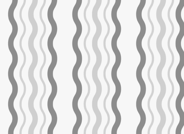 Hovia ST5022GE06R Wavy Grey - tapeta w retro fale