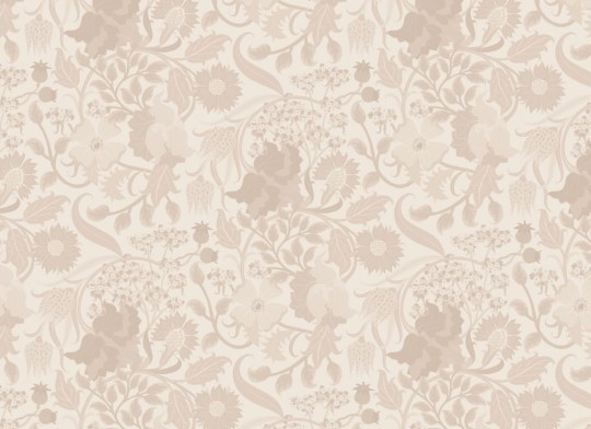 Hovia FL5460NE03R Tansy Neutral - tapeta w roślinny motyw w stylu vintage