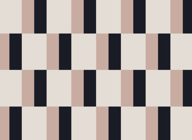 Hovia GE5103PI03R Albers Pink - tapeta w geometryczny wzór