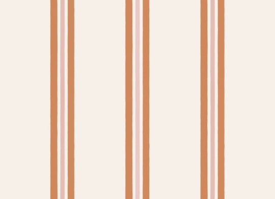 Hovia ST5548OR07R Pencil Orange - tapeta w paski