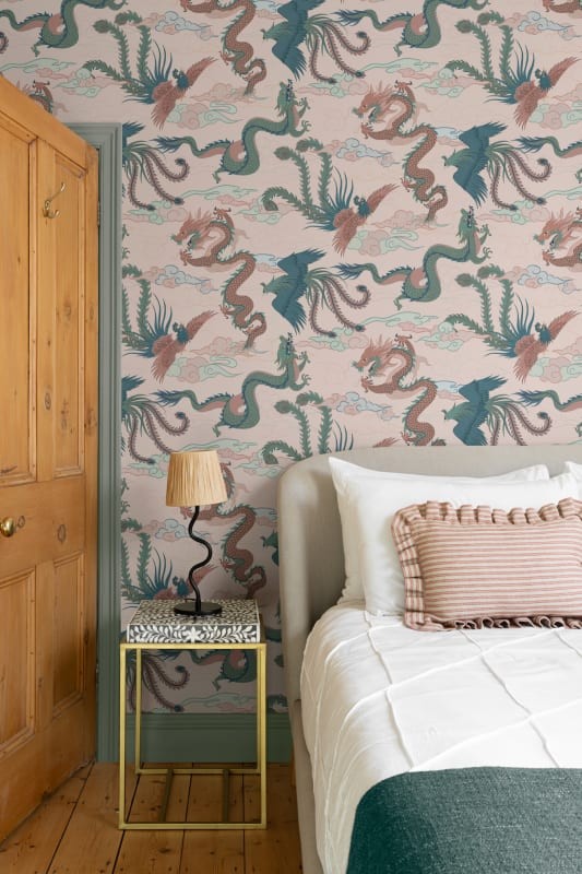 Hovia MX5576MU06R Imperial Multi - tapeta w chińskie smoki