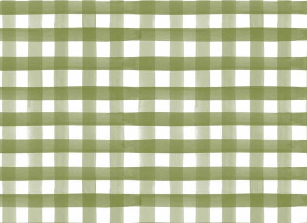 Hovia RP5538GR07R Picnic Green - tapeta w kratkę