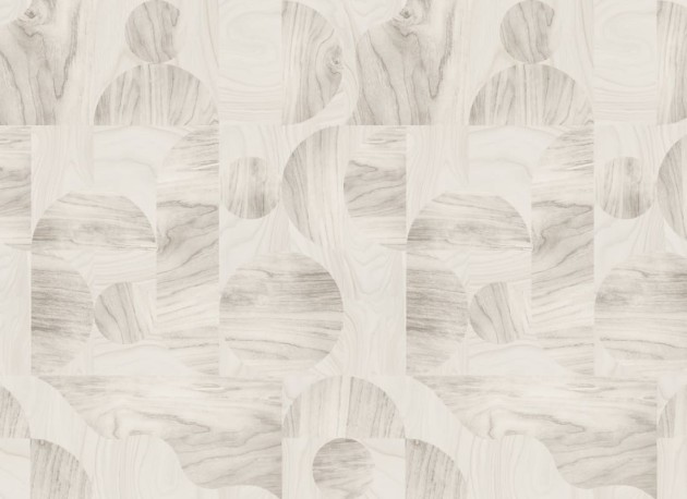 Hovia GE5452BE03R Oak Beige - tapeta geometryczna z motywem drewna