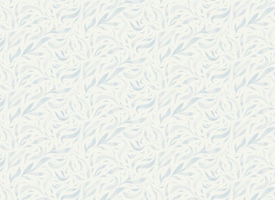 Hovia LE5289BU06R Gale Blue- tapeta w akwarelowe liście