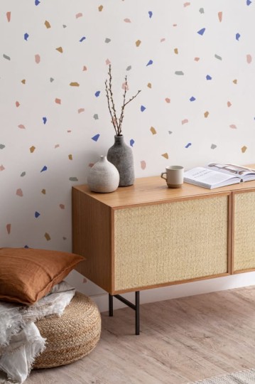 Hovia TZ0013MU04R Dabble - tapeta z motywem lastryko