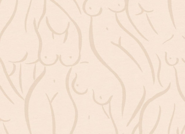 Hovia DE5006NE06R Nourish Beige - tapeta w kobiece sylwetki
