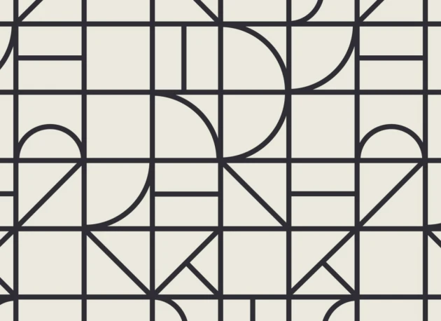 Hovia GE5092BW05R Noyes - tapeta w geometryczny wzór