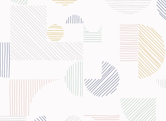 Hovia GE0142MU04R Sketch Pastel - tapeta w geometryczny wzór