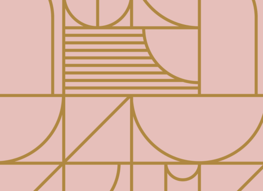 Hovia GE5095PI05R Loga Pink - tapeta w geometryczny wzór