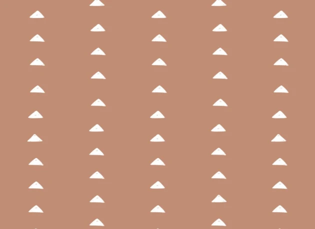 Hovia RP0044BR02R North Terracotta - tapeta w trójkąty