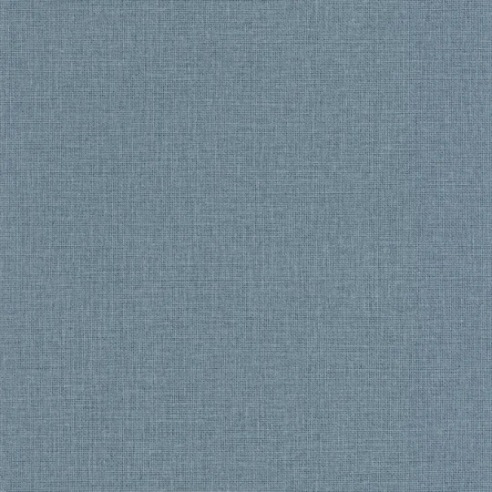 Caselio 104016669 Jute 2 Uni Mat Bleu Tempete – tapeta imitująca tkaninę