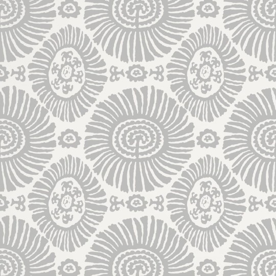 Thibaut T10082 Tropics Solis Light Grey - tapeta w dekoracyjne słońca