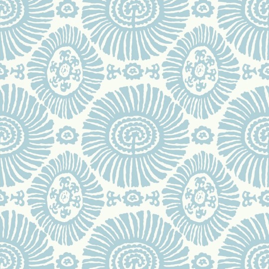 Thibaut T10084 Tropics Solis Spa Blue - tapeta w dekoracyjne słońca