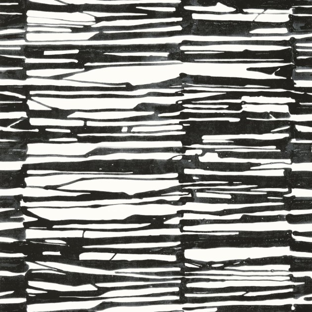 Thibaut T10115 Tropics Ischia Black - tapeta w abstrakcyjny wzór