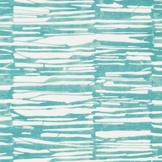 Thibaut T10118 Tropics Ischia Turquoise - tapeta w abstrakcyjny wzór