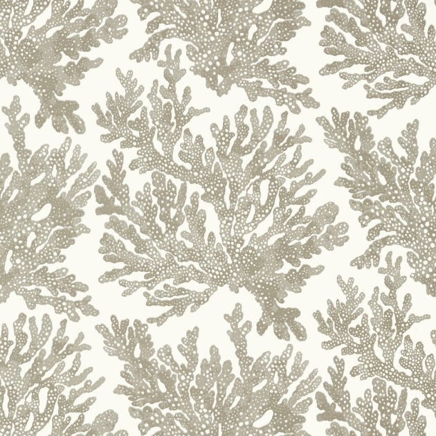 Thibaut T10140 Tropics Marine Coral Beige - tapeta w motyw koralowca