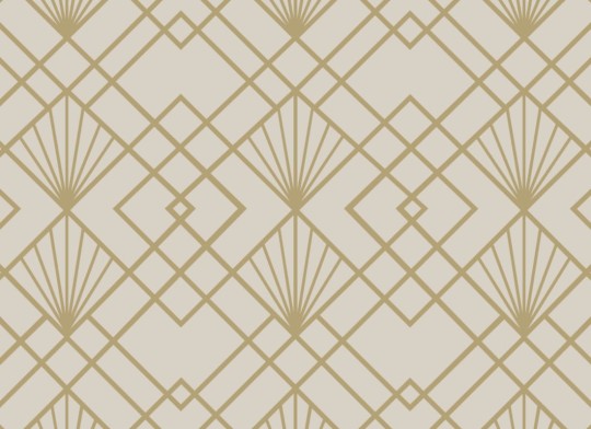 Hovia AD0020YE03R Carraway - tapeta w geometryczny wzór w stylu art deco