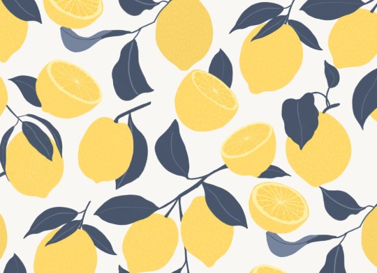 Hovia FD0001YE04R Limon - tapeta w cytryny