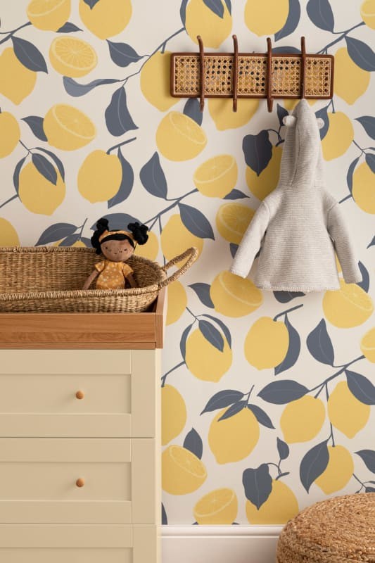 Hovia FD0001YE04R Limon - tapeta w cytryny