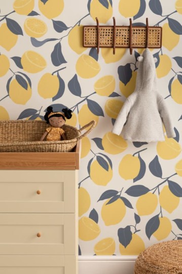Hovia FD0001YE04R Limon - tapeta w cytryny