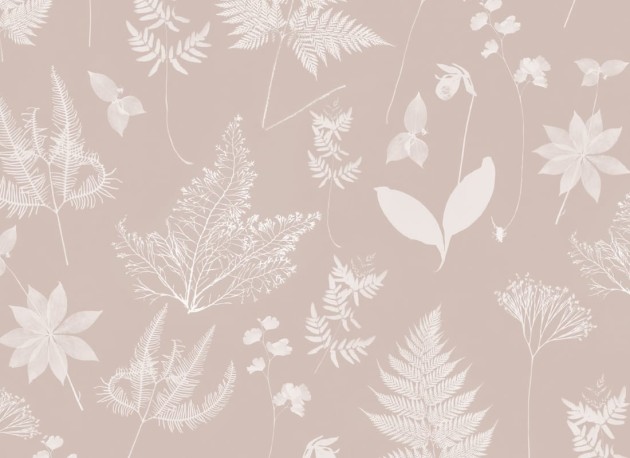 Hovia BT5004PI04R Botany Pink - tapeta w roslinny wzór