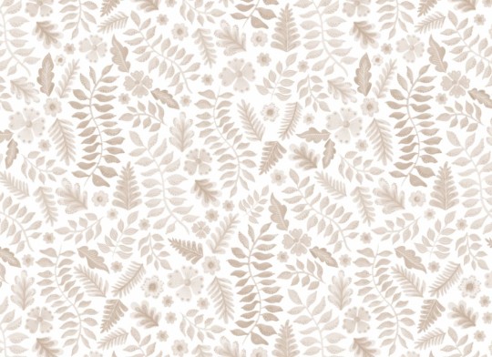 Hovia FL5210NE07R Heidi Neutral - tapeta w akwarelowe rośliny